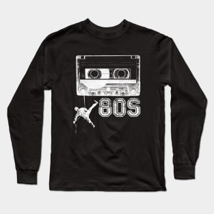 80s Cassette tape shirt Long Sleeve T-Shirt